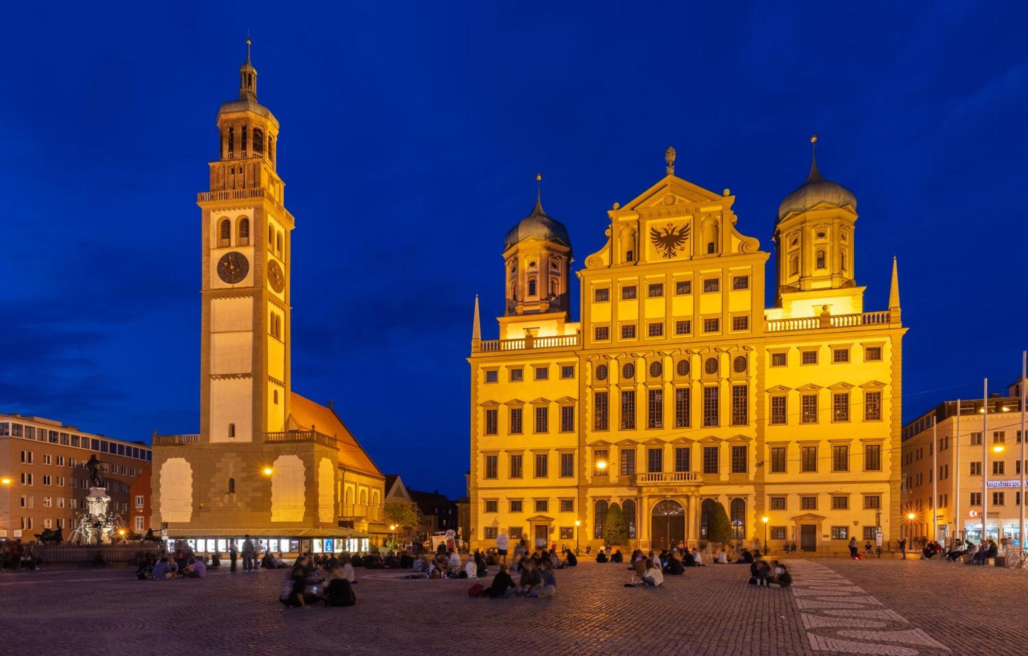 Gemuetliche Oase In Der Innenstadt, Zwei Minuten Zum Rathaus Augsburgo Exterior foto